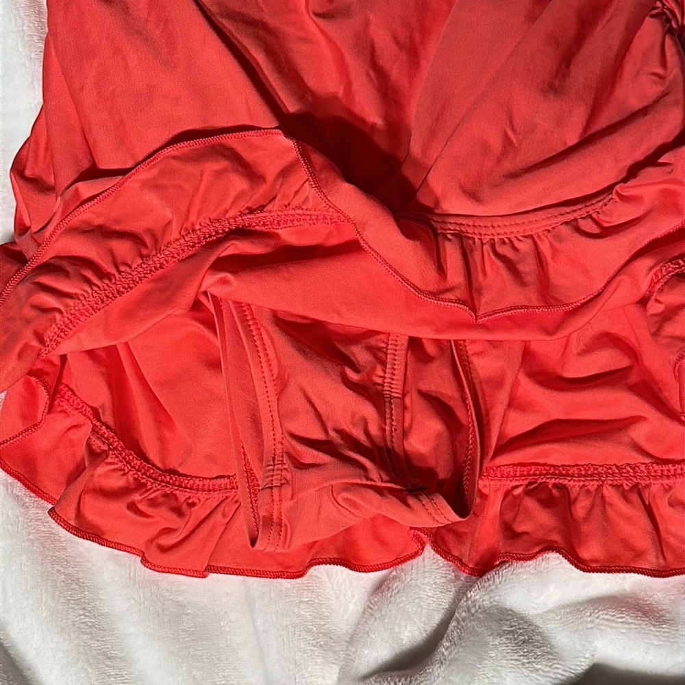 🍑🏝️Ella Moss pastel peachy orange/coral one piece size mediumAmazing condition - Picture 3 of 8